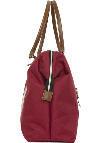 Bordo Pug Baskılı Omuz Askılı Çanta modelleri