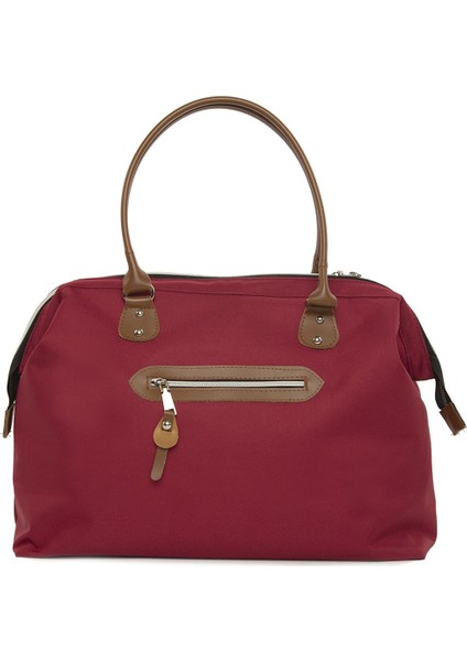 Bordo Pug Baskılı Omuz Askılı Çanta fırsatları