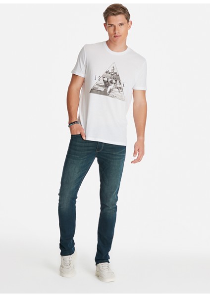 Erkek Marcus Mavi Black Jean Pantolon 0035124241