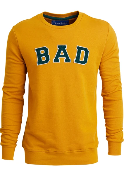 Bad Bear Bad Convex Erkek Sarı Sweatshirt