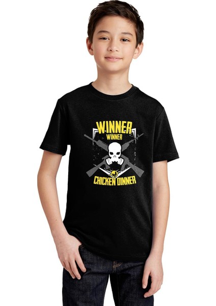 Pubg Kurukafa Tava Erkek Çocuk T-Shirt