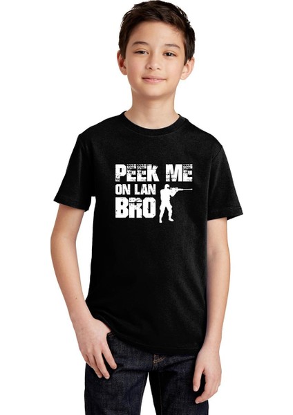 Pubg Pochınkı Mavi Erkek Çocuk T-Shirt