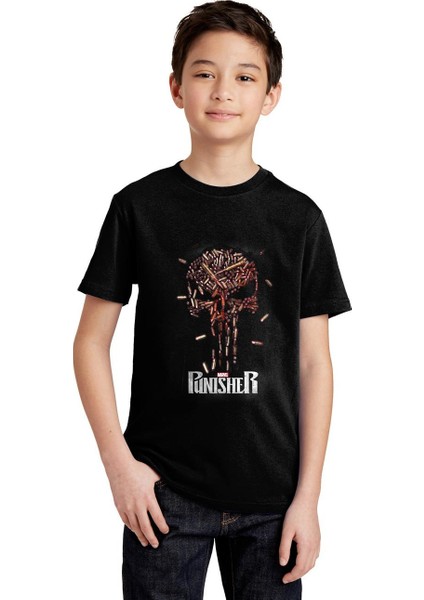The Punisher Frank Castle Jon Bernthal Erkek Çocuk T-Shirt