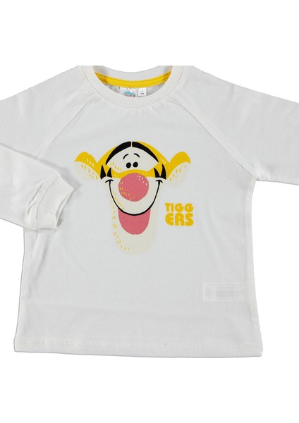 Bebek Winnie The Pooh Lisanslı Tiger Baskılı Sweatshirt