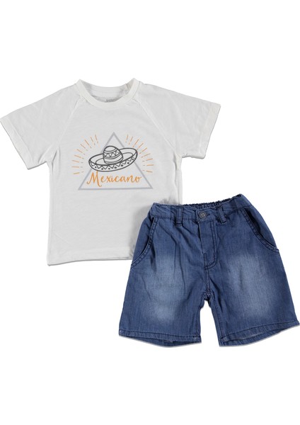 Erkek Bebek Arizona Arizona 2'li T-Shirt Şort Takım modelleri