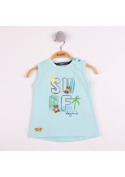 Erkek Bebek Surf Baskılı Atlet