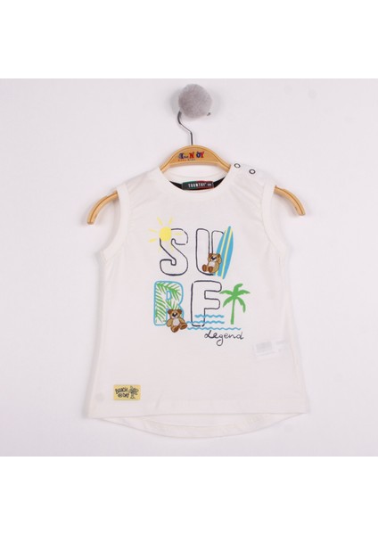 Erkek Bebek Surf Baskılı Atlet