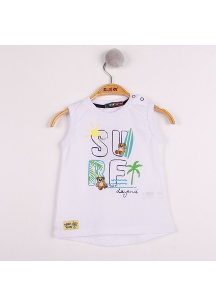 Erkek Bebek Surf Baskılı Atlet