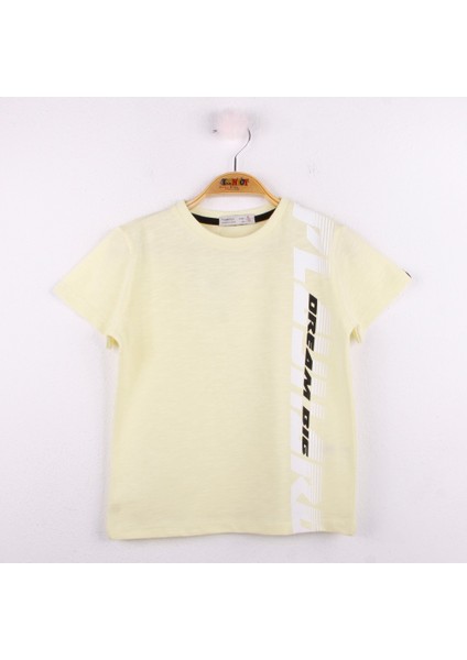 Erkek Çocuk Playhard Baskılı T-shirt