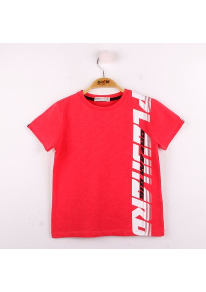 Erkek Çocuk Playhard Baskılı T-shirt