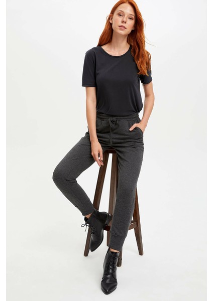 Basic Relax Fit Jogger Eşofman Altı L5453AZ19AU
