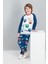 Monster Naps Krem Erkek Çocuk Pijama Takımı 1