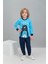 Mavi Erkek Çocuk Pijama Takımı 1