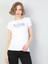 Colins Slim Fit Bisiklet Yaka Kadın Beyaz Kısa Kol Tişört 1