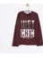 Kız Çocuk Uzun Kol Sweatshirt Bordo 1