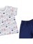 Balon Metraj Baskılı Kısa Kol Bebek Pijama Takımı 3