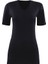 Kısa Kol Unisex Termal İçlik 2. Seviye V Yaka T-Shirt 1263 Siyah 1