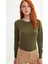 Basic Bisiklet Yaka Relax Fit Ekstra Yumuşak Kaşmir Dokulu Triko Kazak F7091AZ19AU 3