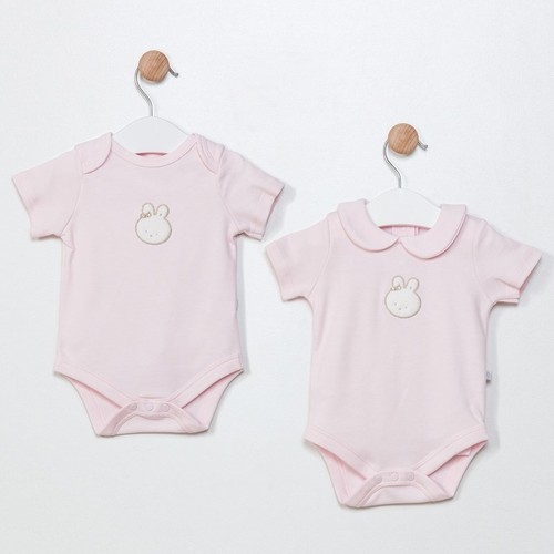 Funna Baby 2'li Body Set - Grande Famiglia - Pembe Funna Baby 2'li Body Set - Grande Famiglia - Pembe