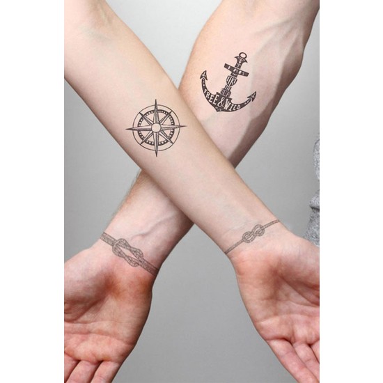 Flash Tattoos Sailor Unisex Geçici Dövme