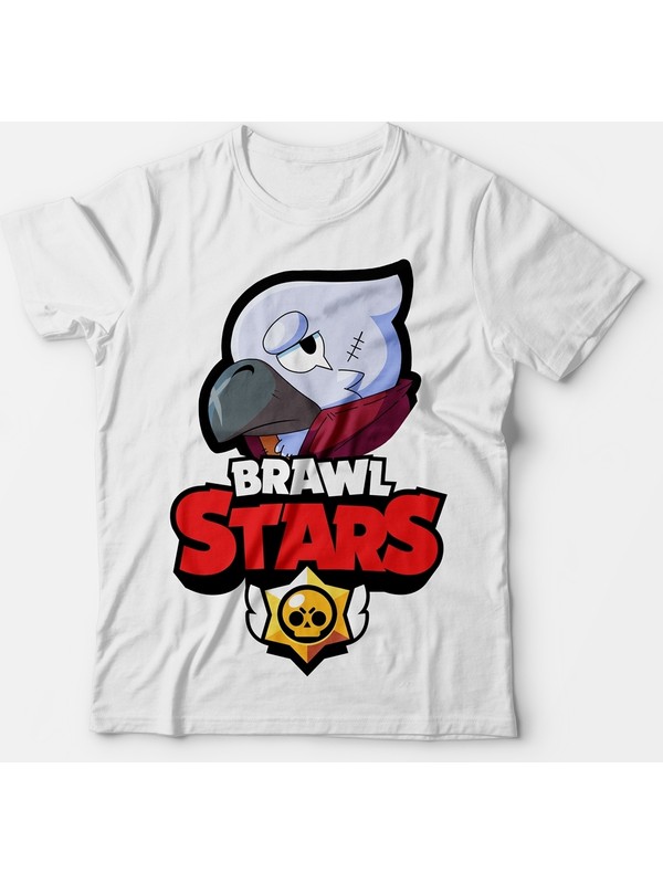 Muggkuppa Brawl Stars Crow Çocuk Beyaz T Shirt Fiyatı