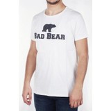 Bad Bear Baskılı Beyaz T-Shirt