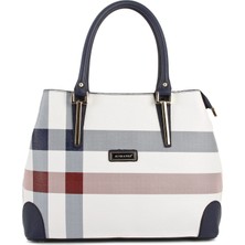 Silver Polo Silver  Polo Kadın El Çantası Beyaz - Laci NV667