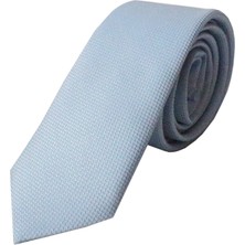 Varetta Dar Kesim Kuşgözü Desen Gök Mavi Kravat