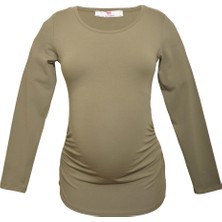 Luvmabelly 2301-2308 Pamuklu Uzun Kollu Hamile Sweatshirt