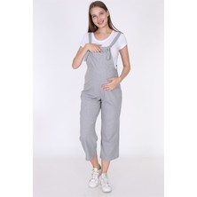 Luvmabelly MYRA6100 - Gri Hamile Salopet