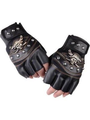 Erkek Kesik Parmak 18K110 Deri Eldiven