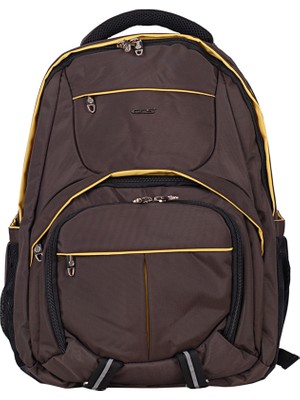 Ççs 50829 Erkek Kumaş Sırt Çantası Kahve