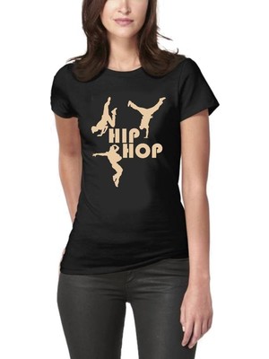 Art T-Shirt Hip Hop Kadın T-Shirt