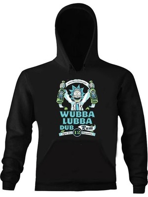 Art T-Shirt Rick Wubba Lubba Kız Çocuk Sweatshirt