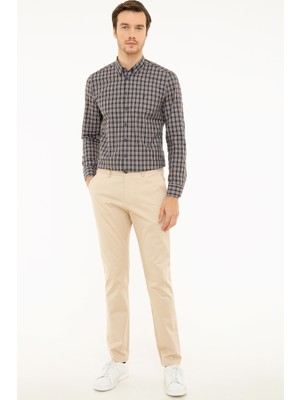 Cacharel Camel Slim Fit Chino