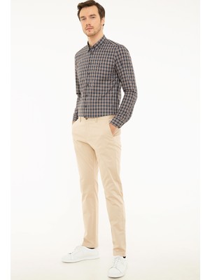 Cacharel Camel Slim Fit Chino