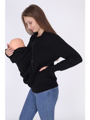Luvmabelly 4502 Pamuklu Bebek Cepli Cepsiz De Kullanılabilen Sweat