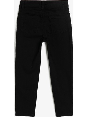 Kot Pantolon Pamuklu Cepli - Regular Jean