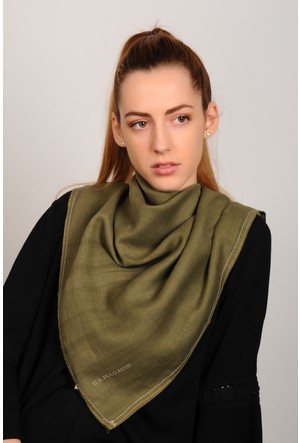 Duz Kristal Esarp Yesil
