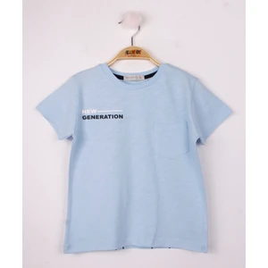 Erkek Çocuk Cep Baskılı T-shirt