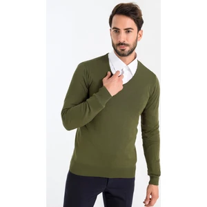 V Yaka Erkek Triko Kazak