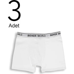 3'lü Erkek Likralı Boxer 14100-A3