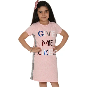 Kız Çocuk Gıve Me Pul Nakışlı Elbise