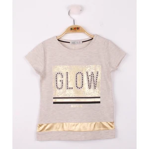 Kız Çocuk Glow Baskılı T-Shirt