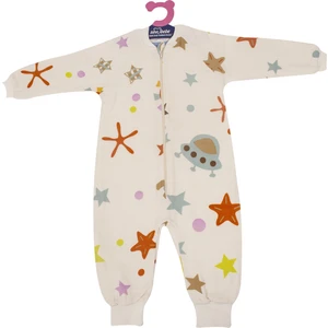 Sevi Bebe Organik Müslin Uyku Tulumu 1 Yaş Uzay Desen