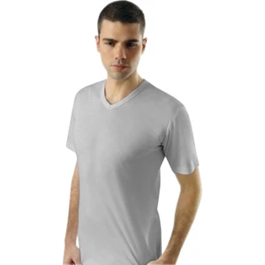 1109  3 Adet Ribana V Yaka Siyah Erkek Fanila TShirt