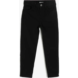 Kot Pantolon Pamuklu Cepli - Regular Jean