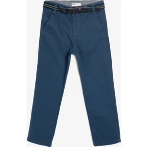 Erkek Çocuk Kemer Detaylı Pantolon