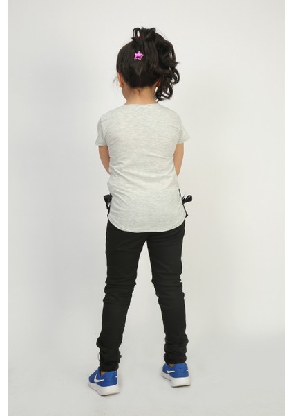 Kız Çocuk Yandan Biyeli T-shirt fiyatları