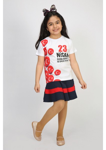 Unisex Çocuk 23 Nisan Baskılı T-Shirt